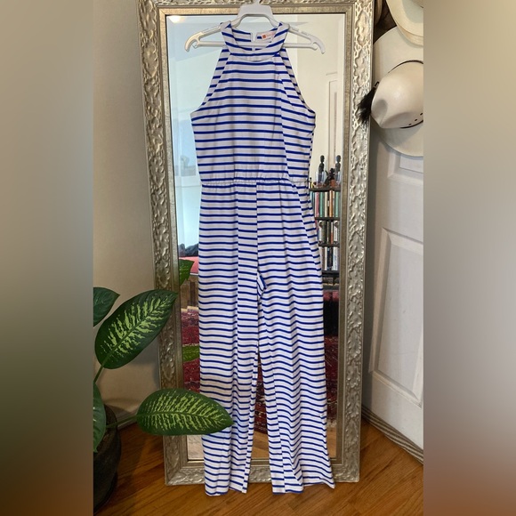 Jude Connally stripped jumpsuit.Stretchy fabric.Size S fits like M.New w/o tags. - Picture 1 of 4